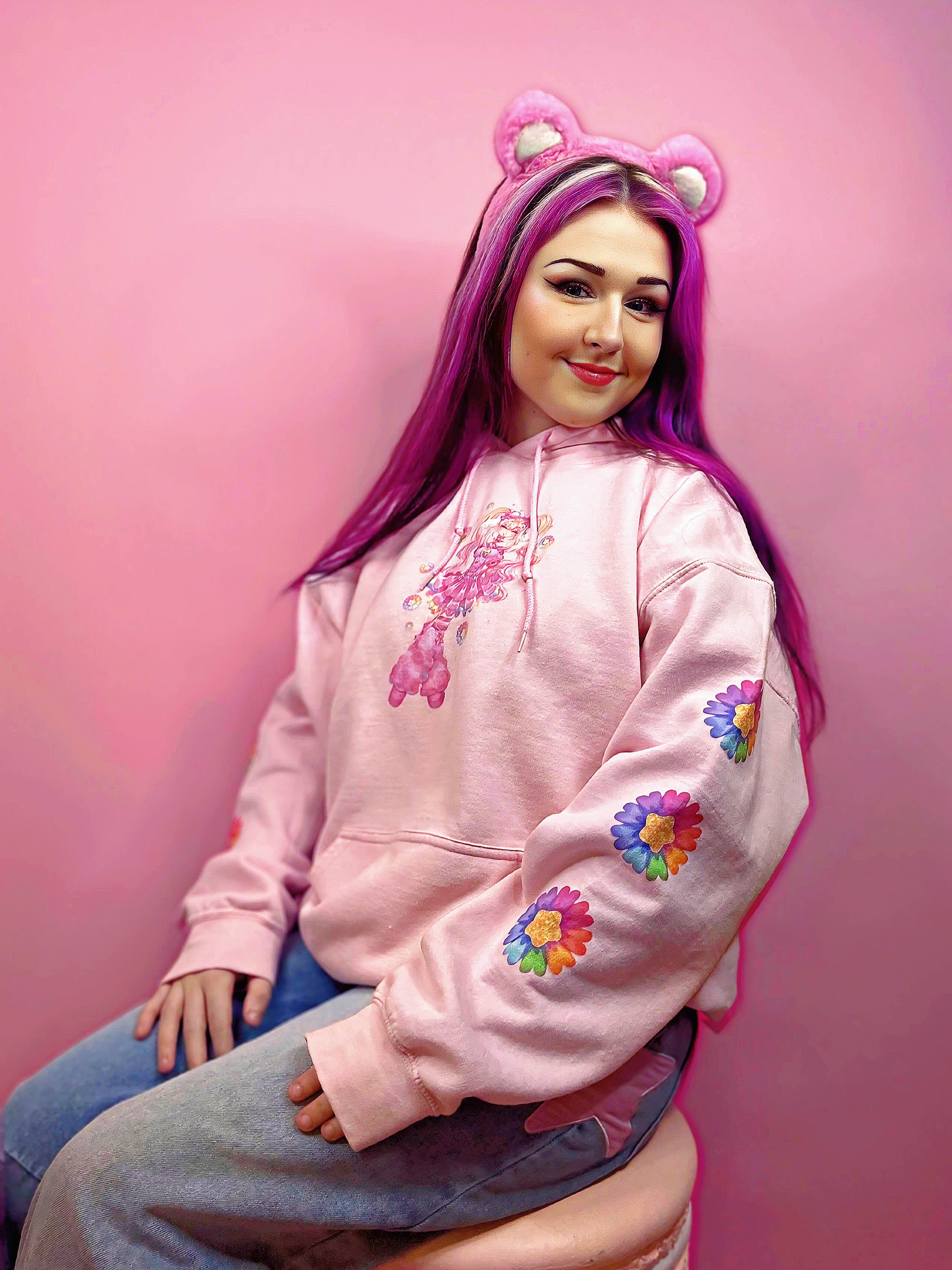 callmehhaley Flower Lounging Hoodie