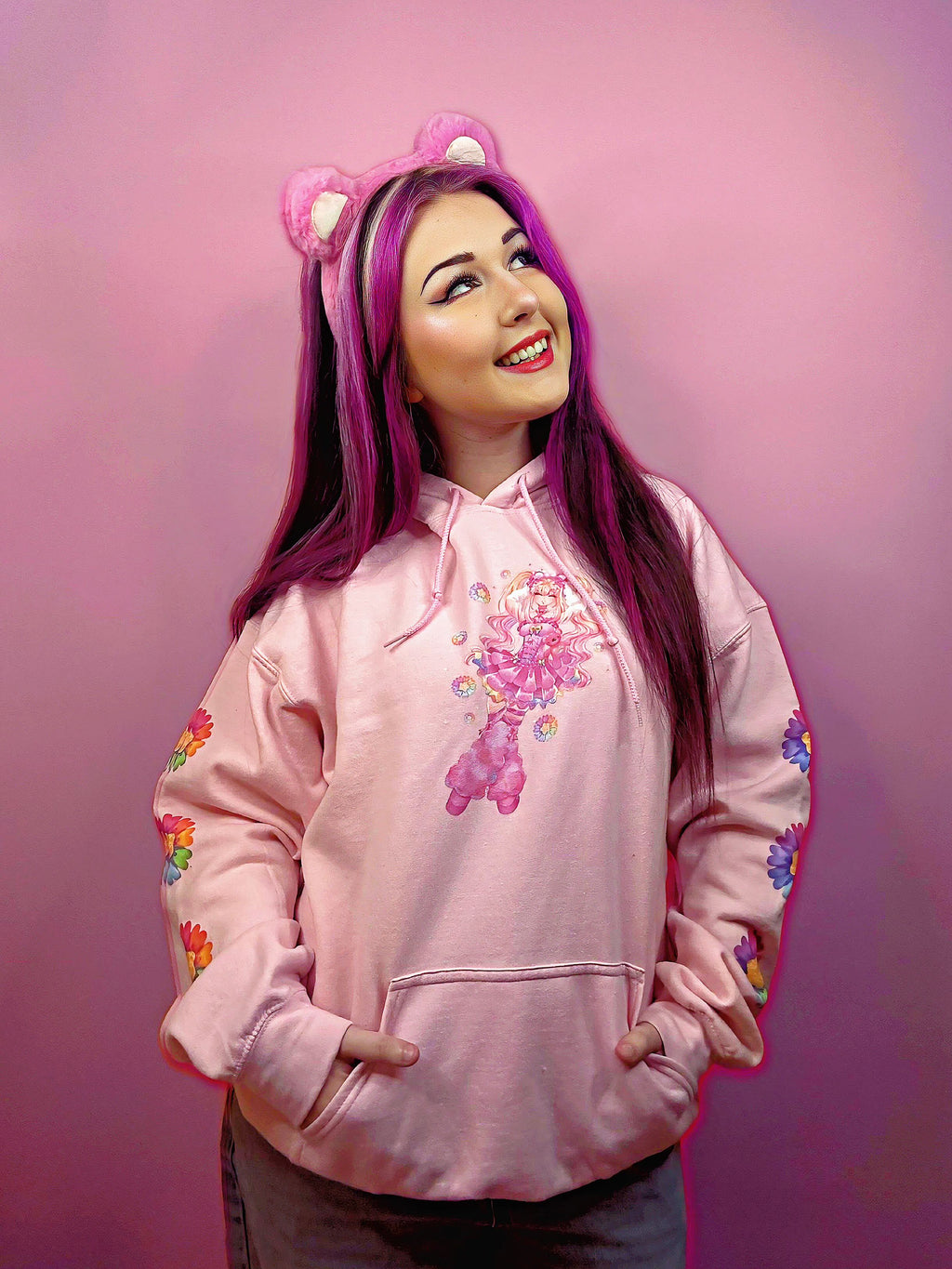 callmehhaley Flower Lounging Hoodie