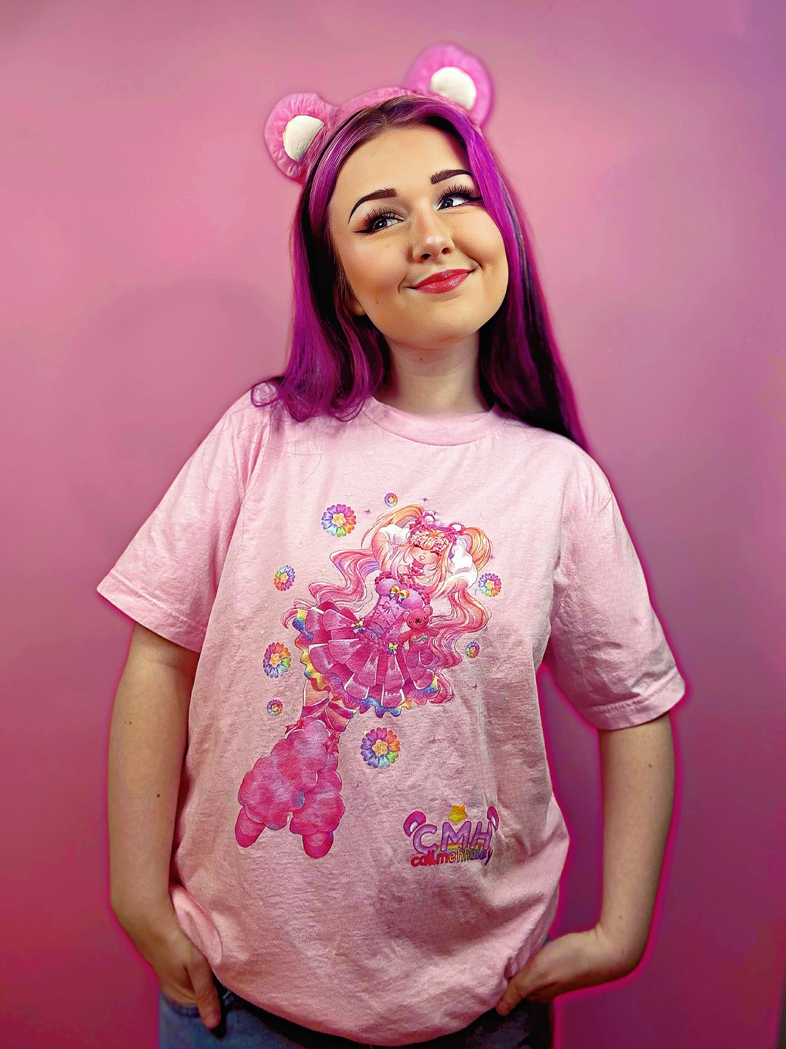 Kid's/Youth callmehhaley Flower Lounging T-Shirt